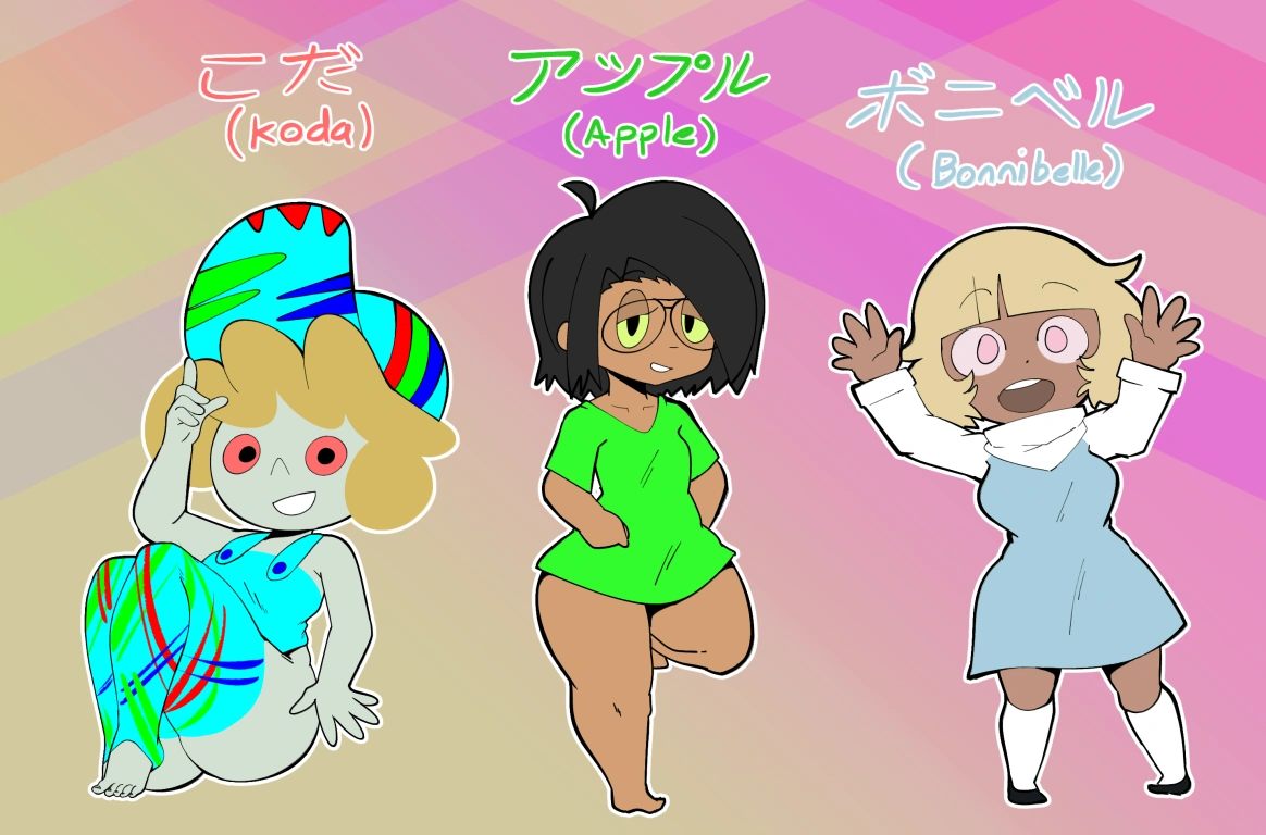 2021 character:apple_chu character:bonni_chu chibi koda // 2877x1899 // 1.8MB