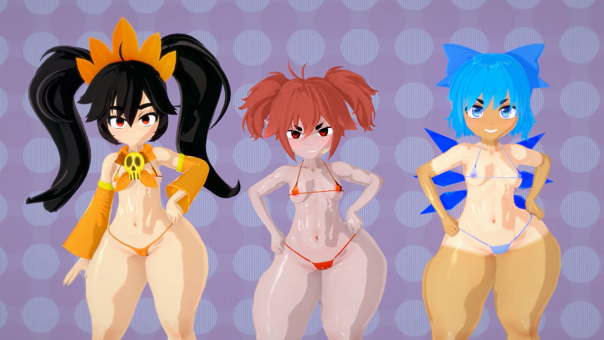 3d Ashley(warioware) animated bikini cirno_(touhou) dancing koikatsu series:touhou series:warioware // $size // 5.6MB